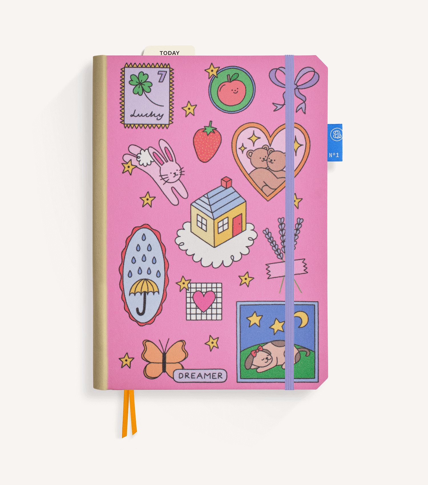 Rosie Pink 'Sticker Collector'—A5s Wirebound