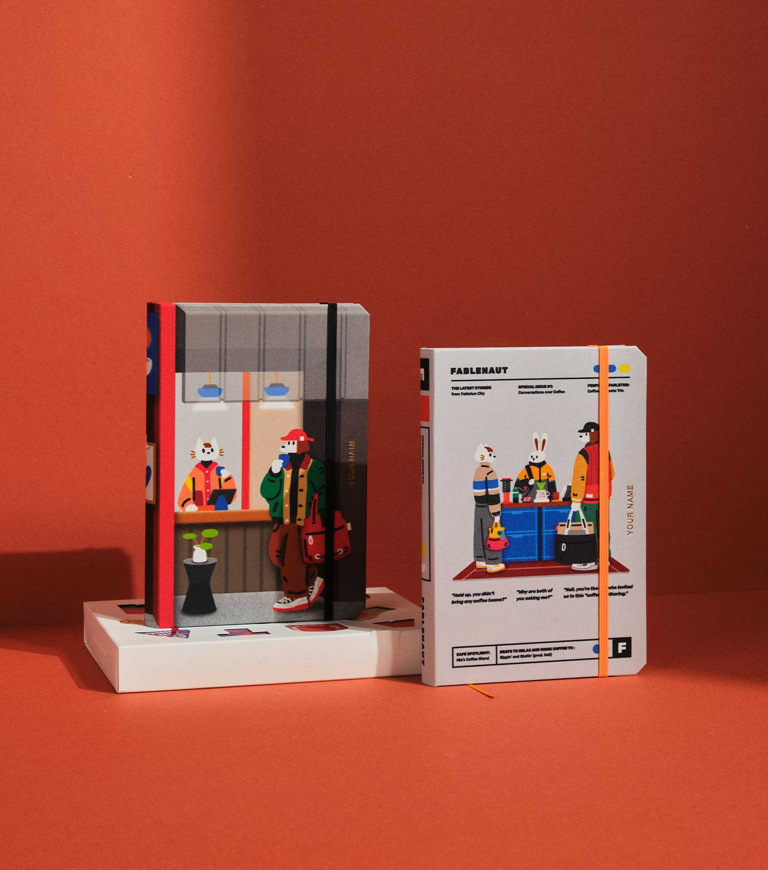 Fablenaut ‘Mia’s Coffee Stand'—A5s Wirebound 2.0