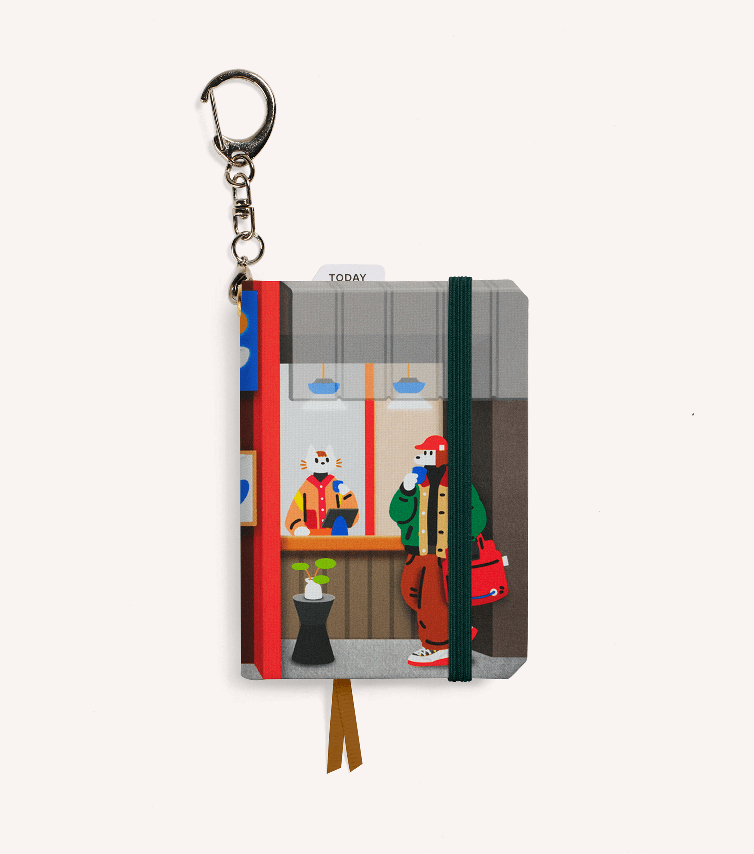 Fablenaut ‘Mia’s Coffee Stand’—Micro Notebook Charms